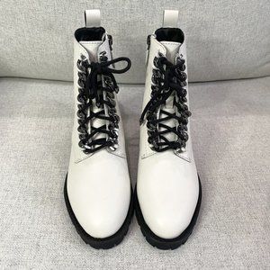 Rebecca Minkoff Leather Chain Boots (Size 6)